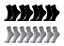 Kit 12 Pares De Meias Cano Alto Longo Sport Algodão - Imagem 14