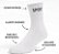 Kit 12 Pares Meias Branca Cano Alto Longo Sport Algodão - Imagem 5