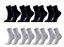 Kit 12 Pares Meias Brancas e Pretas Cano Alto Longo Sport Algodão - Imagem 1