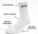 Kit 12 Pares Meias Cinzas e Pretas Cano Alto Longo Sport Algodão - Imagem 4