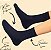 Meias Masculina Cano Longo Lisas Kit 12 Pares Cor Preta - Imagem 2