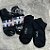 Kit 12 Pares de Meias Soquete de Algodão Cor Preta - Tamanho 35 a 40 - Imagem 4