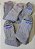 Pacote com 12 Pares de Meias Masculino Sport 39 a 43 Cinza - Imagem 1