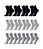 Pacote com 12 Pares de Meias Masculino Sport 39 a 43 Colors Cor:Branco Preto Cinza;Tamanho:39 a 43 - Imagem 1
