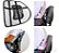 Encosto Lombar Ortopédico para Cadeira Escritório e Carro Apoio de Costas Ergonômico com Tela Respirável - Imagem 4