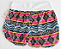 Shorts Feminino Curto Soltinho Estampado com Elástico Verão - Imagem 10