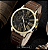 Relógio Masculino Shaarms Couro Marrom + Kit De Pulseiras - Imagem 4