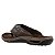 Chinelo Pegada em Couro Amortech Masculino- Anilina Cravo - Imagem 4