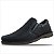 Sapato Pegada Slip On Microfibra Masculino - Anil Preto/Importado M - Imagem 1