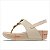 Sandália Modare Ultra Conforto Pedrarias Femiino - Creme - Imagem 5