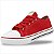 Tênis Moleca Casual Feminino - Vermelho/Branco - Imagem 1