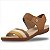 Sandália Modare Ultraconforto Feminina - Camel/Creme - Imagem 1