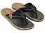 Chinelo Cartago Palermo Dedo AD Ref:12397 - Bege/Preto/Verde - Imagem 1