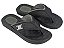 Chinelo Cartago Egeu III Dedo AD Ref:12287 - Preto/Cinza/Verde - Imagem 1