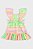 Vestido infantil em Meia Malha Listras Verde - Imagem 1