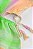 Vestido infantil em Meia Malha Listras Verde - Imagem 4