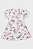 Vestido Infantil Borboletas Natural - Imagem 1