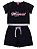 CONJUNTO INFANTIL CROPPED  PRETO - Imagem 1