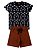 CONJUNTO INFANTIL VERÃO URSO - PRETO - Imagem 1