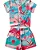 Conjunto Feminino Infantil Botão Tropical - Imagem 1
