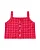 Conjunto Infantil Feminino Botão Xadrez Rosa - Imagem 2