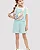 Conjunto Infantil Menina Positive Verde - Imagem 1