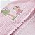 Toalha Para Bebes Com Fralda Macia e Capuz Bordado Rosa (CCABABY001) - Imagem 5