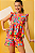 Conjunto Infantil Menina Chantal Estampado Laranja (Short + Batinha) (1040127422 - Imagem 2