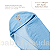 Toalha Para Bebes Com Fralda Macia e Capuz Bordado Azul (CCABABY002) - Imagem 6