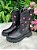 Bota Nilqi Manu Preta Estrela Pink (BTNKMNPRTETLPNK) - Imagem 1