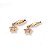 Brinco Estrela Cravejada com Zircônia Banho Ouro 18k - Imagem 1