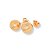 Brinco Esfera Lisa Banho Ouro 18k - Imagem 1