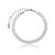 Pulseira Fita Laminada Ródio Branco - Imagem 1