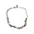 Pulseira Escama Lisa Ródio Branco - Imagem 1