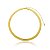 Choker Fita Lisa Banho Ouro 18k - Imagem 1