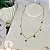 Choker Estrelas Lisas Banho Ouro 18k - Imagem 4