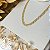 Choker Elos Duplos Banho Ouro 18k - Imagem 2