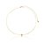 Choker Esfera Micro Elos Banho Ouro 18k - Imagem 1