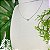 Choker Esfera Micro Elos Banho Ródio Branco - Imagem 3