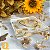 Bracelete Ondulado Banho Ouro 18k - Imagem 2