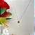 Conjunto Gota Laranja e Rubelita Banho Ouro 18k - Imagem 9