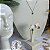 Conjunto Gota Ametista Banho Ródio Branco - Imagem 3