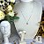 Conjunto Gota Ametista Banho Ródio Branco - Imagem 4