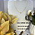 Colar Letra V Liso Dourado - Imagem 4