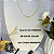 Colar Letra T Liso Dourado - Imagem 3