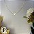 Colar Letra P Liso Dourado - Imagem 2