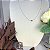 Colar Letra P Liso Ouro Branco - Imagem 3
