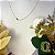 Colar Letra L Liso Dourado - Imagem 1