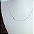 Colar Letra F Liso Branco - Imagem 1