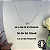 Colar Letra D Liso Ouro Branco - Imagem 4